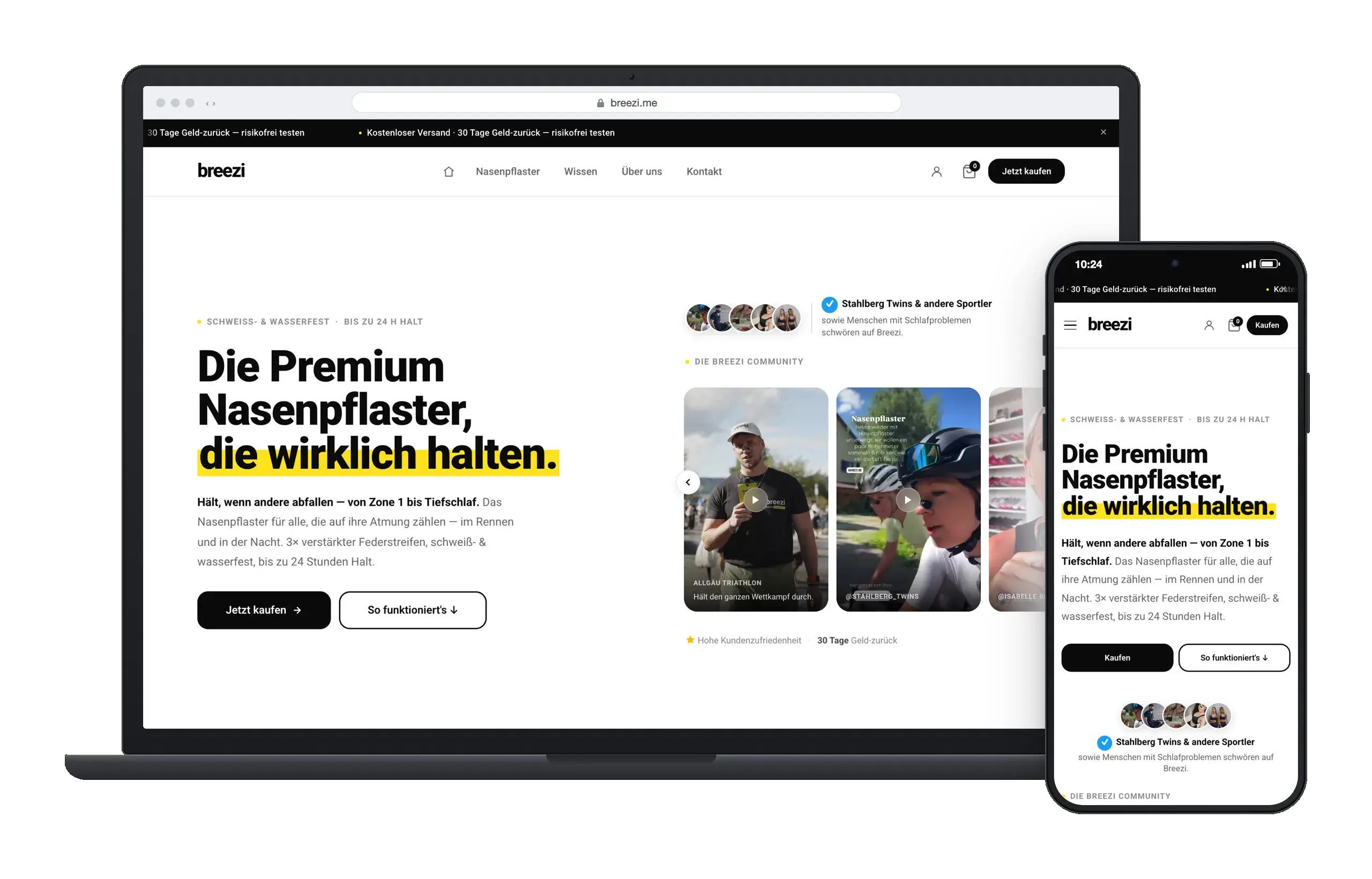 Onlineshop-Projekt Breezi